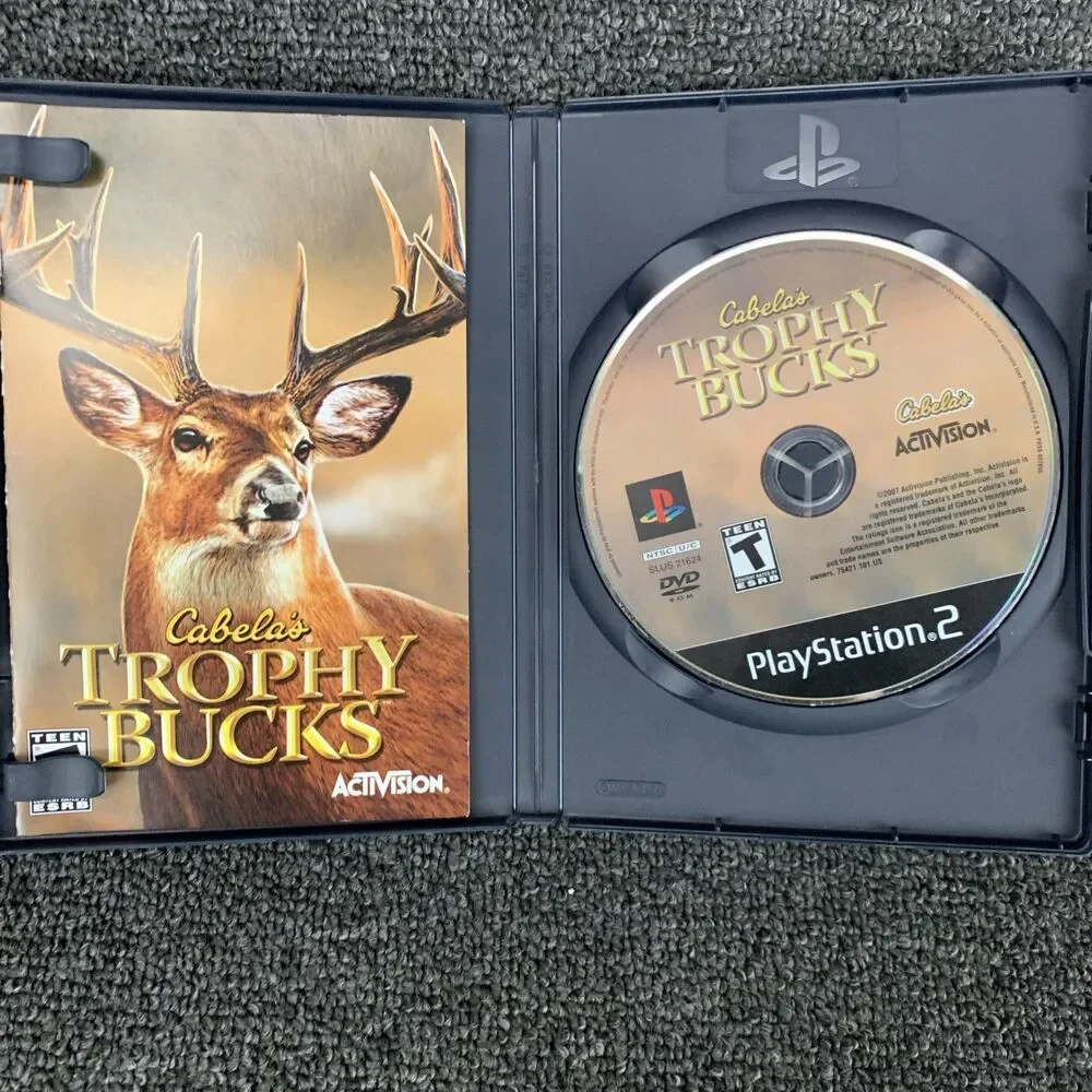 Cabelas Hunting PS2 Game Lot Of 4 (Playstation 2) Dangerous Hunts Safari Trophy